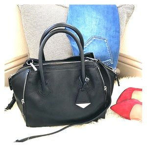 Rebecca Minkoff black Mini Perry satchel